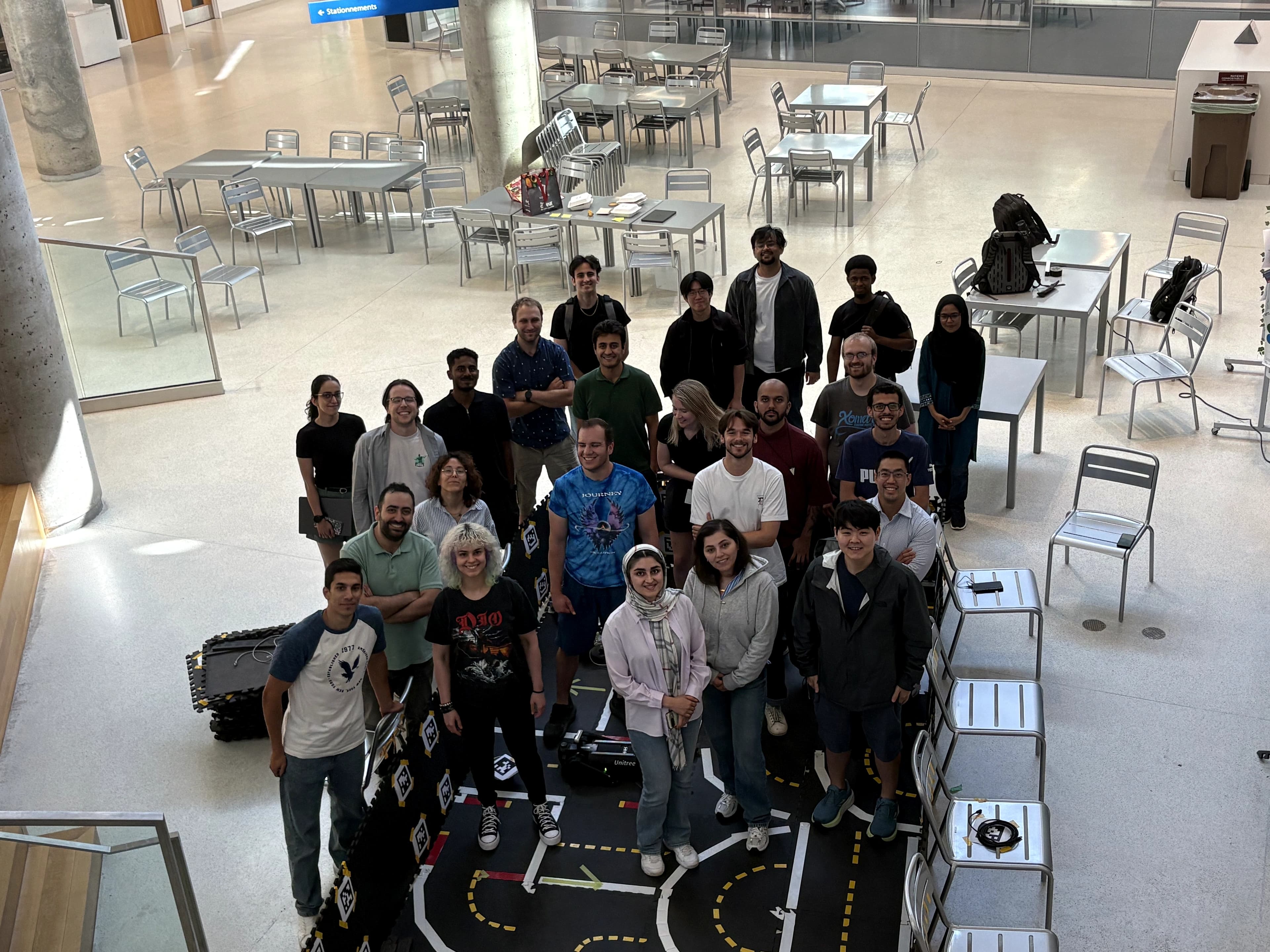 Montreal Robotics Summer School (MRSS 2026) Cohort, Faculty, and Speakers Group Photo at Mila
